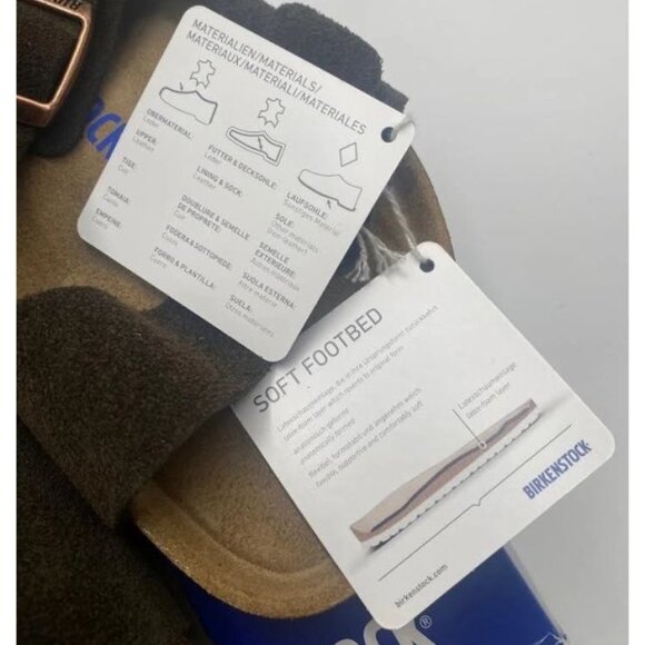 Birkenstock Arizona Bs Soft Footbed Mocca Suede 41 Reg - Picture 9 of 10